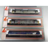 Lima - three OO gauge diesel locomotives comprising # 205031A3 op no 31209,