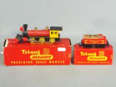 Tri-ang - A boxed Tri-ang OO / HO Gauge #R358 2-6-0 Old Time Locomotive 'Davy Crockett' with a