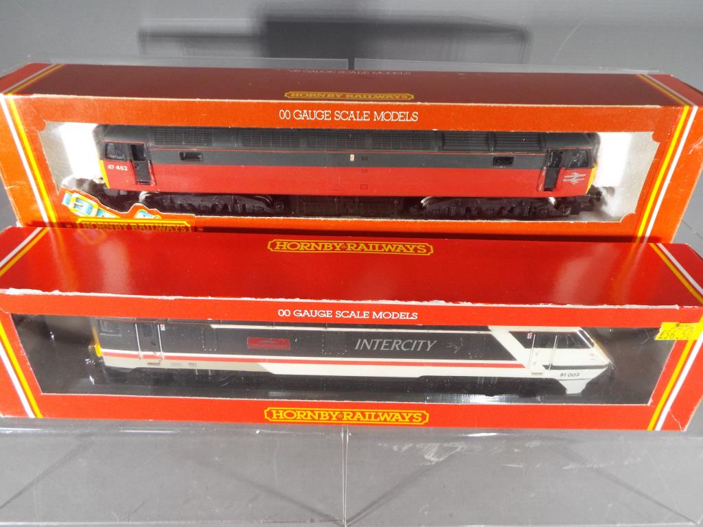 Hornby - two OO gauge diesel locomotives comprising class 91 InterCity 'The Scotsman' op no 91003