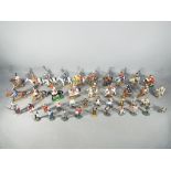 A collection of approximately 40 metal soldiers by del Prado and others from the Cavalry of the