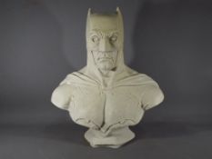 Killer Kits, Creature Features - An unpainted resin bust of Batman.