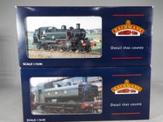 Bachmann Branch-Line - two OO gauge tank locomotives comprising Ivatt L/crest black BR livery