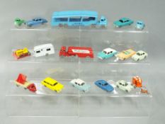 Matchbox, Lesney - 17 unboxed Matchbox diecast model vehicles in various scales.