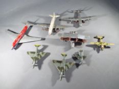 Dinky - A mixed group of eight unboxed predominately Dinky Aircraft.