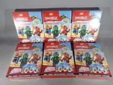 Lego - Six sealed packs of Lego Ninjago action packs, all in mint condition.
