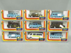 Agat USSR - Nine 1:43 scale diecast model motor vehicles by Agat contained in original window boxes.