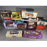 A quantity of boxed diecast model vehicles to include Corgi, Lledo, Gearbox, Matchbox and similar.