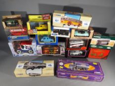 A quantity of boxed diecast model vehicles to include Corgi, Lledo, Gearbox, Matchbox and similar.