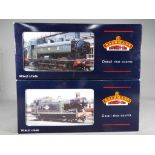 Bachmann Branch-Line - two OO gauge tank locomotives comprising class 56XX BR green l/crest 0-6-0T