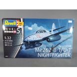Revell - Messerschnitt Me262 B-1/U-1 Nightfighter 1:32 scale Level 5 model kit #04995, 222 parts,