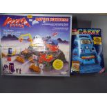 Bluebird - Playskool - a Manta Force Battle Fortress by Bluebird and a Casey the talking robot by