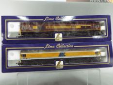 Lima Collection - two OO gauge diesel locomotives comprising class 59203 EWS # L204674 and class 59