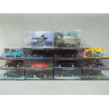 Eaglemoss - Fourteen Eaglemoss Batman collectors vehicles all contained in perspex cases,