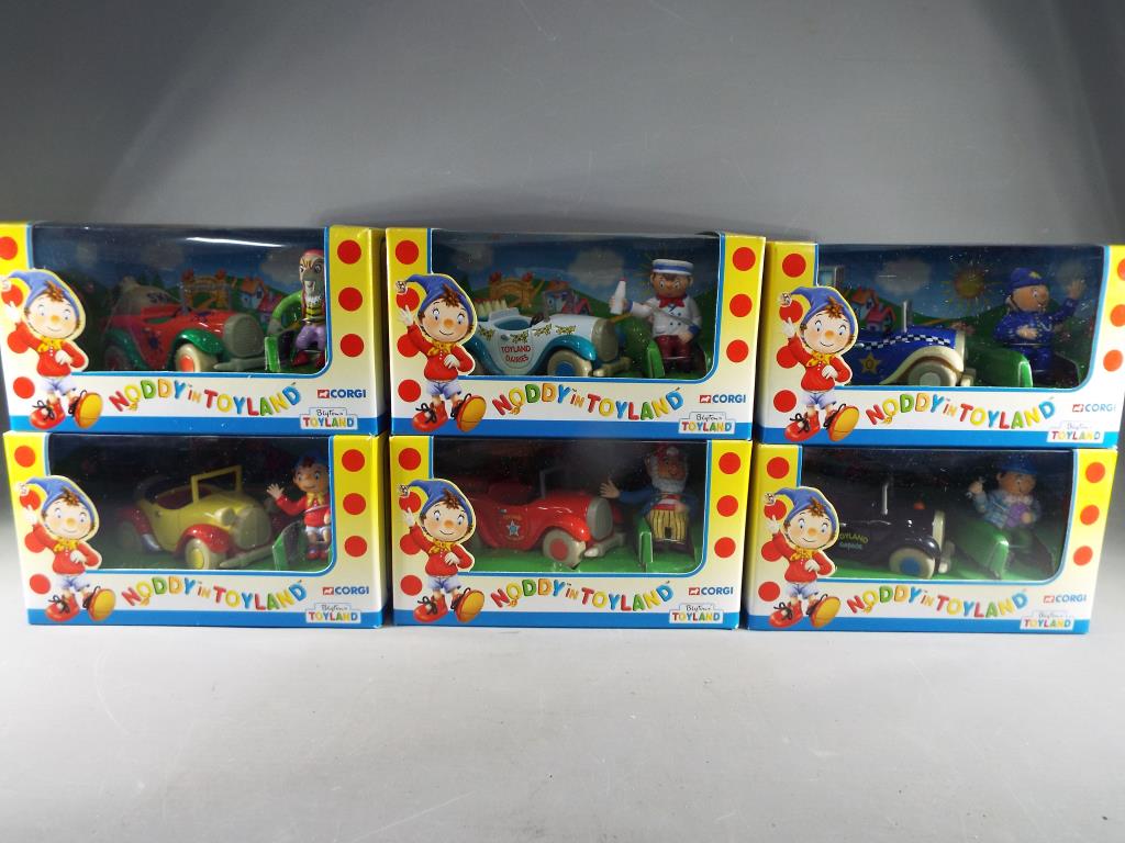 Corgi - Six Corgi Noddy in Toyland models to include # 69001, # 69006, # 69004, # 69003,