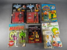 Kenner, Mattel Hasbro - A collection of 6 TV and Film related Action Figures.