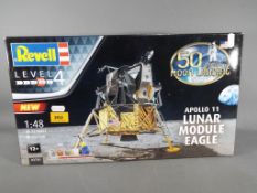 Revell 50th Anniversary Moon Landing Apollo 11 Spacecraft 1:48 scale Level 4 model #03701 with