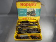Hornby - A boxed Hornby O Gauge No.45 Tank Goods Clockwork Train Set.