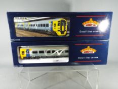 Bachmann Branch Line - a two car set, 158 Turbostar DMU Wales and West diesel # 31-506,