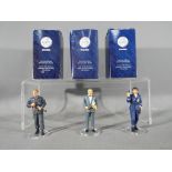 James Bond / Corgi - Three boxed Corgi Icon James Bond character hand painted metal figures to