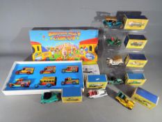 Matchbox - a collection of diecast models to include Y10, Y12, Y1, Y4, Y15, Y14, Y16,