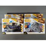 Revell Star Wars Build & Play model kits including 2 x Hans Speeder #06769 and 2 x Millennium