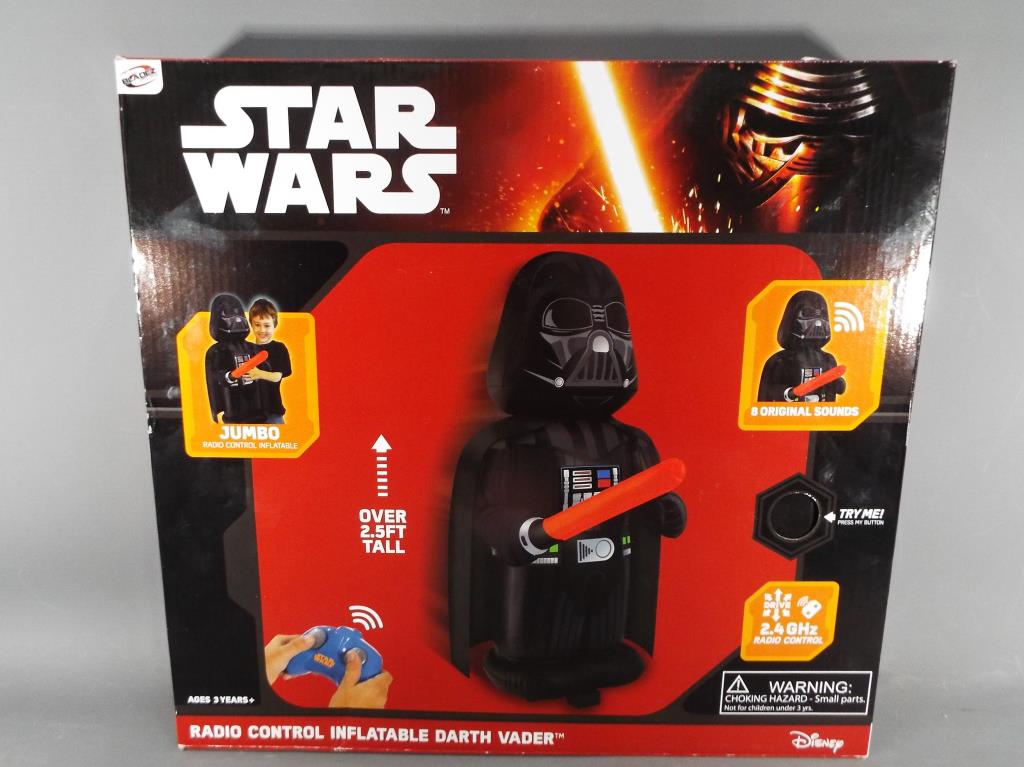 Retail stock - a Bladez Toys Star Wars radio controlled inflatable Darth Vader,