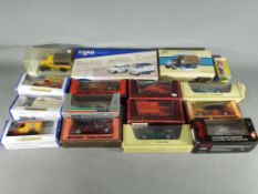 A quantity of boxed diecast model motor vehicles to include Corgi, Oxford Diecast, Model Box,