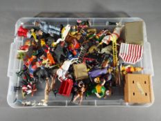 Corgi and others - a large collection of diecast and plastic figures,