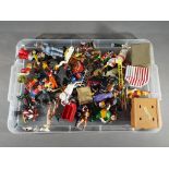 Corgi and others - a large collection of diecast and plastic figures,