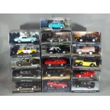 James Bond 007 - Sixteen diecast model vehicles from the James Bond Car Collection including