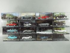 James Bond 007 - Sixteen diecast model vehicles from the James Bond Car Collection to include Lotus