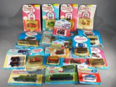 ERTL - 19 carded Thomas The Tank Engine & Friends diecast and plastic model vehicles by Ertl.