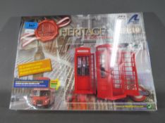 Heritage Collection 1:10 scale model wooden kit with metal parts of traditional British Telephone