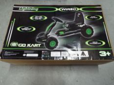 Go Cart - a boxed lighting wired Go Cart for ages 3+ with moulded seat,