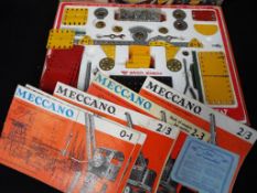 Meccano - a boxed set Junior Power Drive set Q with manuals 0-1, 1,