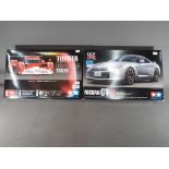 Tamiya Japan - two Tamiya Japan 1/24 Scale Sports Car Series model cars to include Nissan GT-R