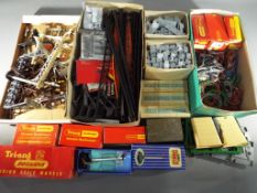 Hornby Dublo and Hornby Triang - a quantity of OO gauge scenics, signals, cables, .