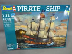 Revell Pirate Ship 1:72 scale model kit #05605 in factory sealed box.