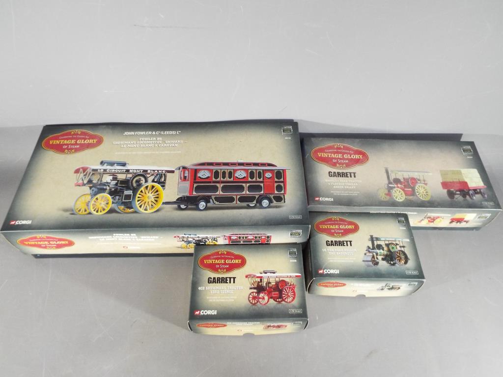 Corgi - Four boxed Limited Edition diecast model vehicles from the Vintage Glory of Steam Range.