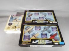 Corgi - Three Corgi aviation related diecast sets comprising # CSSR01004, # CSCA01004 and CS90124,