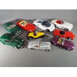 Burago, Maisto - a selection of unboxed 1/18 and 1/24 scale models to include Bugatti, Ferrari,