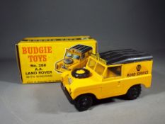 Budgie Toys - A boxed Budgie Toys 268 AA Land Rover with Windows.