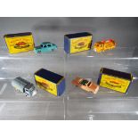 Matchbox Series Moko Lesney - four early period diecast models No 36, 37, 38, 39,