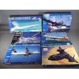 Revell - a selection of Revell 1/72 scale and 1/144 scale aircrafts to include Concorde,