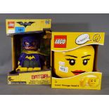 Lego factory sealed kits - a Lego DC The Batman Movie Batgirl Alarm Clock #9009334 and Lego I'm