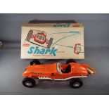 Remco - A boxed Remco Shark Battery Driven U-Control Racing Car.