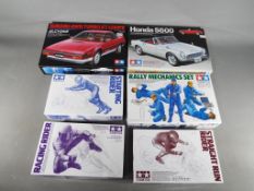 Tamiya Japan - a mixed lot to include Tamiya Honda S600 and Taniya Subaru 4WD Turbo XT Coupe