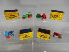 Matchbox Series Moko Lesney - four early period diecast models No 1, 2, 3, 4,