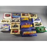 Pinder - three Pinder diecast model motor vehicles all sealed in blister packs plus a collection of