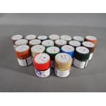 Tamiya - twenty Tamiya Color 10ml jars of acrylic paint - a mix of various colours.